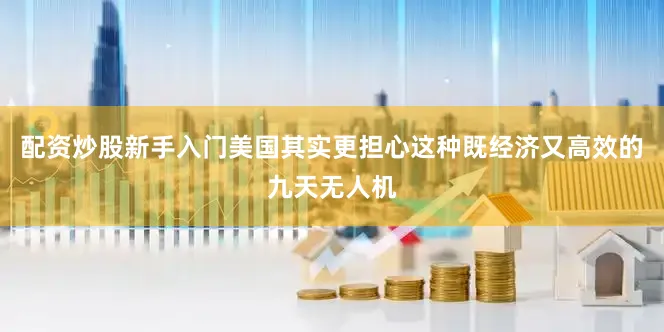 配资炒股新手入门美国其实更担心这种既经济又高效的九天无人机